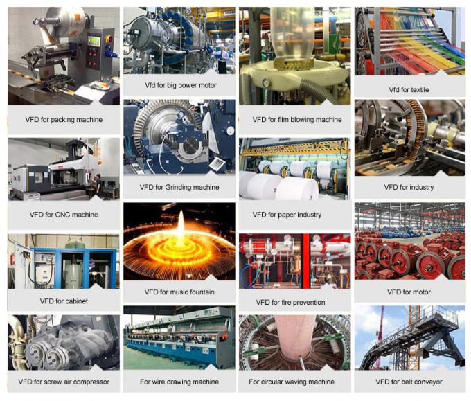 0-3000hz 3,7kw Variable Drive électrique à fréquence 5hp 380V Vfd moteur Inverseur 2